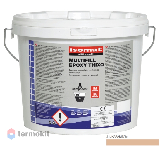 Затирка Isomat Multifill-Epoxy Thixo 21 Карамель 3кг