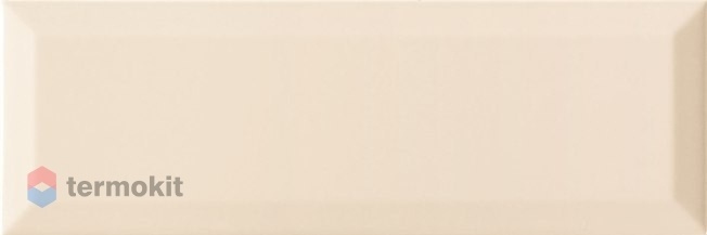 Керамическая плитка Monopole Gourmet Crema Brillo Bisel Настенная 10x30