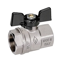 Кран шаровой Bugatti 1/2&quot; ВB (бабочка из алюминия) серия New Jersey 09120004