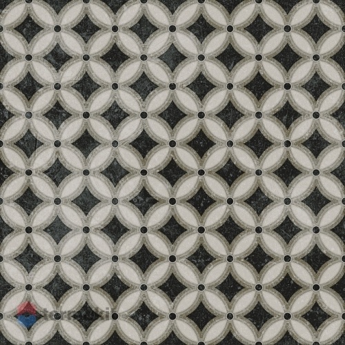 Керамическая плитка Kerama Marazzi Фреджио VT/A295/SG1544N декор 2 черно-белый 20x20