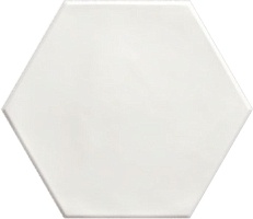 Керамогранит Ribesalbes Geometry Hex White Matt 15x17.3
