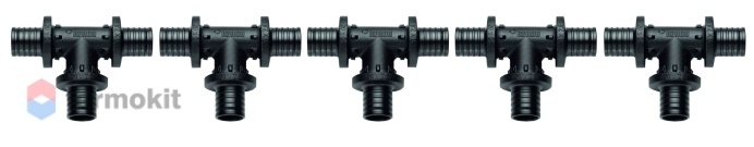 Тройник Рехау Rautitan PX равнопроходной 25, 5 шт