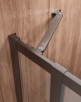 Душевой уголок Cezares Molveno 1950x1200x1200 оружейная сталь MOLVENO-A-22-90+30-C-GM-IV