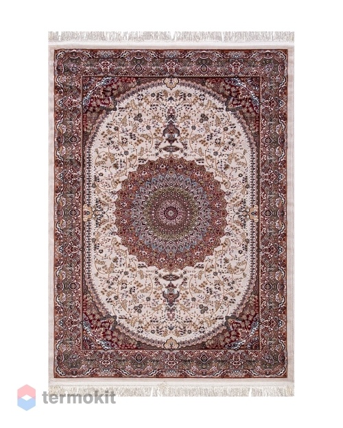 Ковёр Merinos Shahreza 200x400 прямоугольный кремовый/коричневый d205