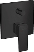 Встраиваемый cмеситель для ванны и душа Hansgrohe Metropol матовый черный 32545670
