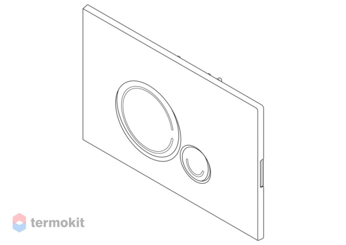 Клавиша смыва BelBagno SFERA золото BB018-SR-ORO