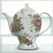 Керамическая плитка Absolut Keramika Composicion Tea 03 White панно (из 3-х пл.) 30x30