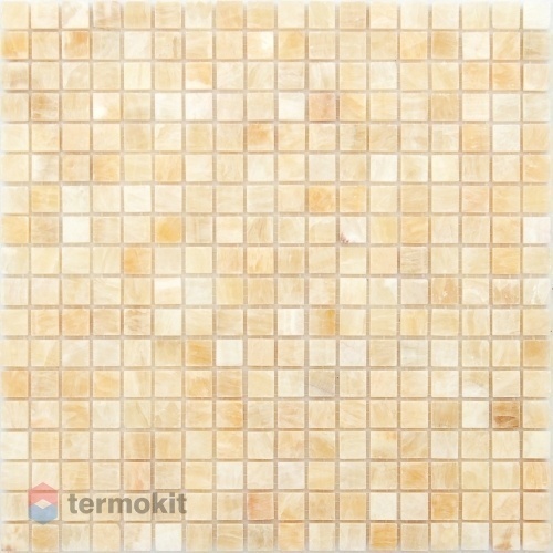 Мозаика Caramelle Mosaic Pietrine 7mm Onice Beige Pol (1,5x1,5) 30,5x30,5