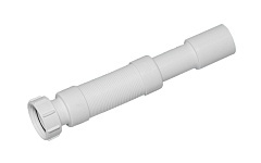 McAlpine Труба гофрированная раздвижная (L290 мм - 500 мм, D50 мм); вход 1 1/4&quot; «мама», выход Дн=40/50 мм