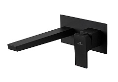 Встраиваемый смеситель для раковины Noken Square черный N186490039