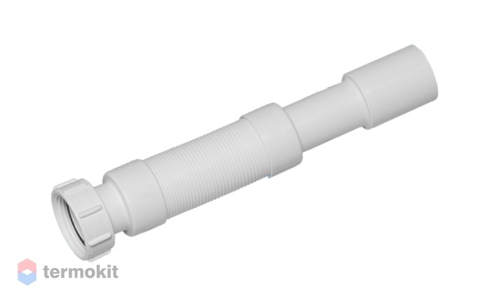 McAlpine Труба гофрированная раздвижная (L290 мм - 500 мм, D50 мм); вход 1 1/4" «мама», выход Дн=40/50 мм