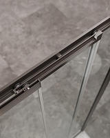 Душевой уголок Cezares Molveno 1950x1000x900 оружейная сталь MOLVENO-AHF-31-100/90-C-GM-IV