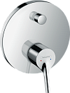 Встраиваемый смеситель для ванны и душа Hansgrohe Talis S однорычажный, со встроенной защитной комбинацией 72406000