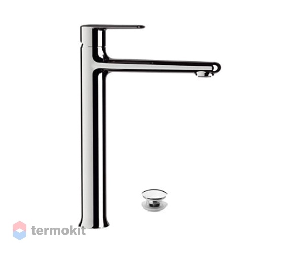Смеситель для раковины высокий Remer Vanity с донным клапаном V10L