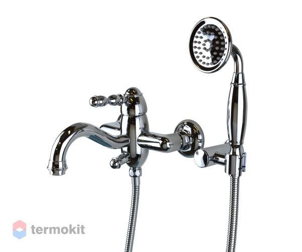 Смеситель для ванны и душа Bronze de Luxe Tiffany хром 1904CR