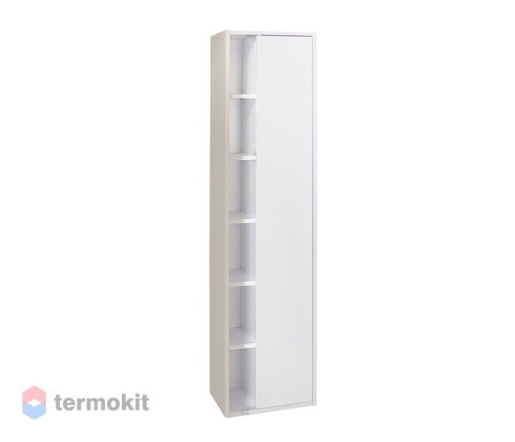 Шкаф-колонна MIXLINE Аврора 35 подвесной белый 533852
