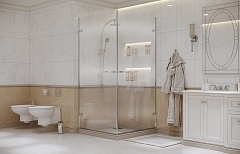 Душевой уголок Ambassador Abner 2000x1000x1000 хром 10011106