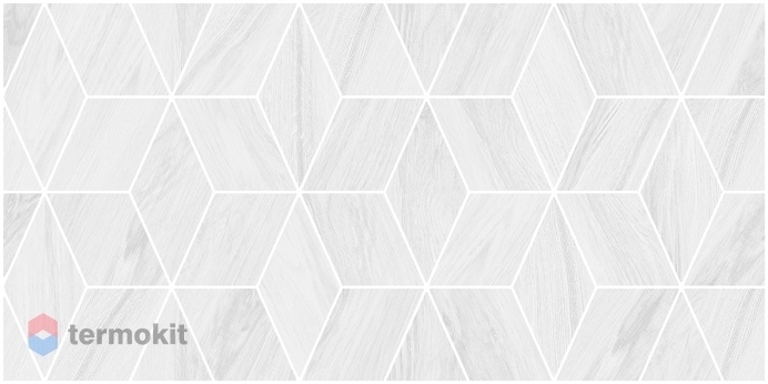 Керамическая плитка Laparet Forest настенная белый рельеф 30х60