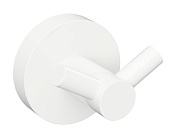 Крючок двойной Bemeta WHITE для одежды, белый 104106034