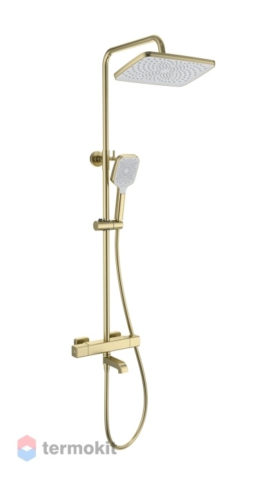 Душевая система с термостатом WONZON & WOGHAND Золото WW-B3016-T1-BG