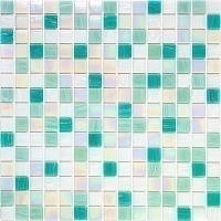 Стеклянная мозаика Alma Смеси 20мм Salvia(m) MIX1 (2х2) 32,7х32,7