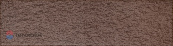 Клинкерная плитка Керамин Амстердам 4 рельеф коричневый 6,5x24,5