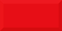 Керамическая плитка Absolut Keramika Monocolor Rojo Biselado Brillo Настенная 10x20