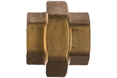 Elsen Сгон американка прямой ВВ 1 1/4", 1 1/4" латунь с плоским уплотнением