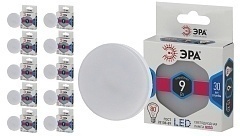 Лампа светодиодная ЭРА LED GX-9W-840-GX53 диод, таблетка, 9Вт, нейтр, GX53, 10 шт.