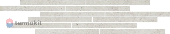Керамическая плитка Kerama Marazzi Карму T025/11206 Декор мозаичный серый светлый матовый 15х75