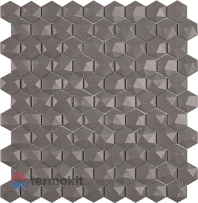 Мозаика Стеклянная Vidrepur Hex Nordic № 926 D беж (на сетке) 31,7x30,7