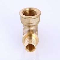 Valtec Тройник надвижной с внутренней резьбой 16х1/2"х16 латунь CW614N