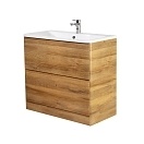 Тумба под раковину 100 напольная BELBAGNO Albano Rovere Rustico ALBANO-1000-2C-PIA-RR