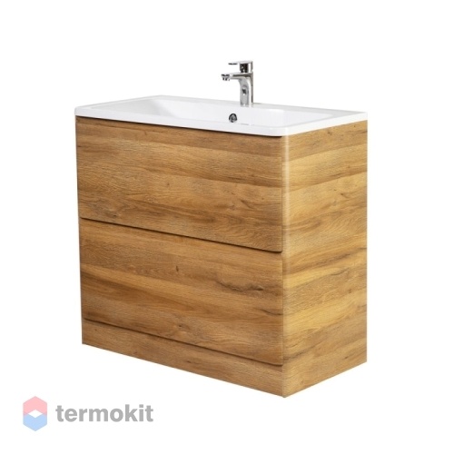 Тумба под раковину 100 напольная BELBAGNO Albano Rovere Rustico ALBANO-1000-2C-PIA-RR