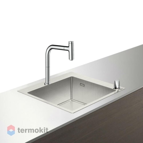 Мойка для кухни Hansgrohe C71 со смесителем 43201000