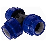 TEBO Тройник разъемный ПНД 32x32x32