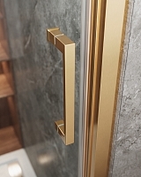 Душевой уголок Cezares Molveno 1950x1000x900 брашированное золото MOLVENO-AHF-31-100/90-C-BORO-IV