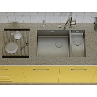 Мойка для кухни OMOIKIRI TAKI 69-2-U/IF SIDE GB графит 4993183