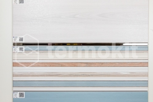 Керамическая плитка Delacora Timber Shik Platinum BW0SHI66 бордюр 1,3x75