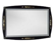 Зеркало Aquanet Виктория 120 черный/золото 00183927