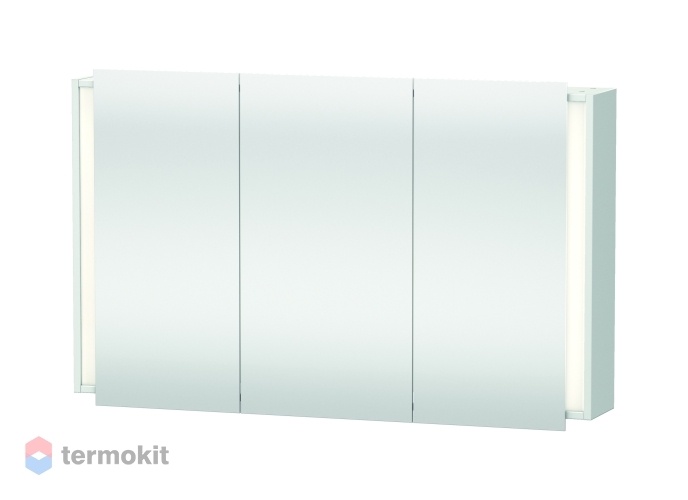 Зеркальный шкаф Duravit Ketho 120 с подсветкой белый глянец KT753301818