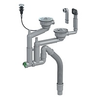 Сифон для мойки PREVEX Smartloc двойной 42R13916