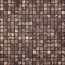 Мраморная мозаика Natural Adriatica 7M022-15T (Emperador Dark) (1,5х1,5) 30,5х30,5
