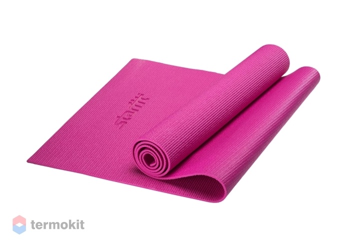 Коврик для йоги Starfit FM-101 PVC 173x61x0,5 см, розовый