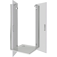 Душевой уголок Good Door SATURN 1850x900x900 хром СА00014