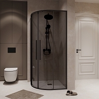 Душевой уголок Niagara Nova 1950x800x800 (тонированное стекло) черный матовый NG-2825-34BLACK