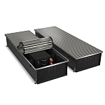 Внутрипольные конвекторы Royal Thermo ширина 400 мм, глубина 190 мм с естественной конвекцией