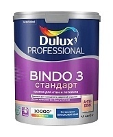 Dulux Professional Bindo 3 глубокоматовая, Краска для стен и потолков, база BW 4,5л