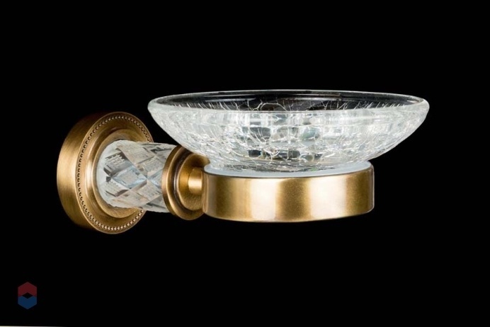 Мыльница Boheme Murano Cristal бронза 10903-CRST-BR