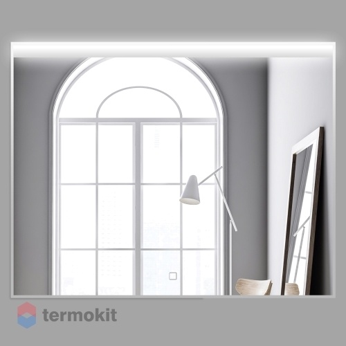 Зеркало BelBagno UNO 90 в алюминиевой раме с подсветкой с сенсорным выкл. SPC-UNO-900-800-TCH